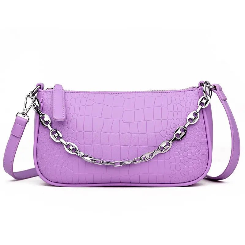 Solid Color PU Leather Crossbody Bags for Women | Dotflakes