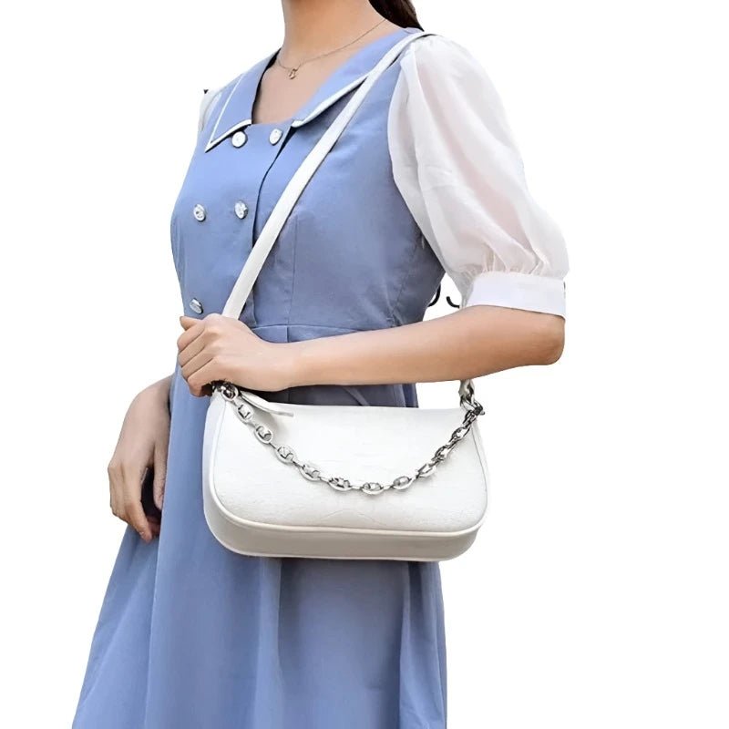 Solid Color PU Leather Crossbody Bags for Women | Dotflakes