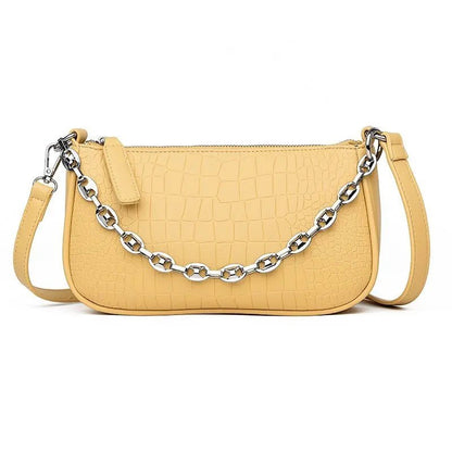 Solid Color PU Leather Crossbody Bags for Women | Dotflakes