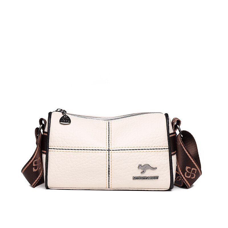 Thick Strap Ladies Leather Crossbody Shoulder Bag | Dotflakes