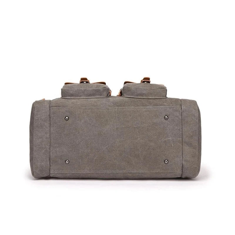 Unisex Vintage Canvas Weekender | Duffel Bag | Dotflakes