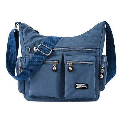 Women Multi - Pocket Waterproof Crossbody Bag | Dotflakes