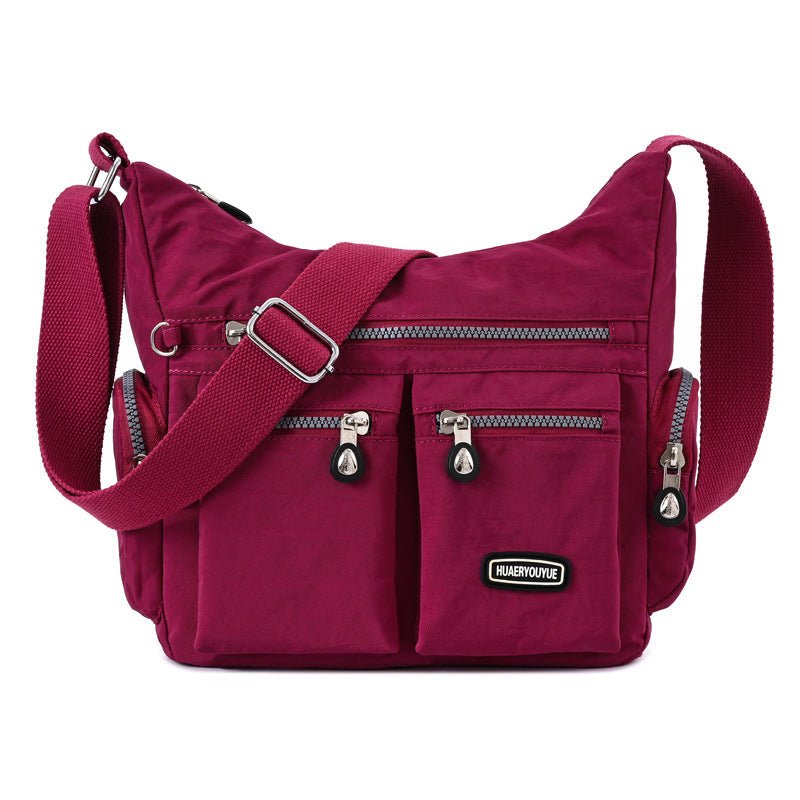 Women Multi - Pocket Waterproof Crossbody Bag | Dotflakes