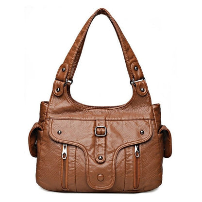 Women Solid Color Elegant Shoulder Bags | Dotflakes