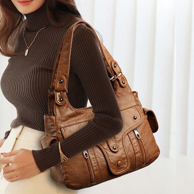 Women Solid Color Elegant Shoulder Bags | Dotflakes