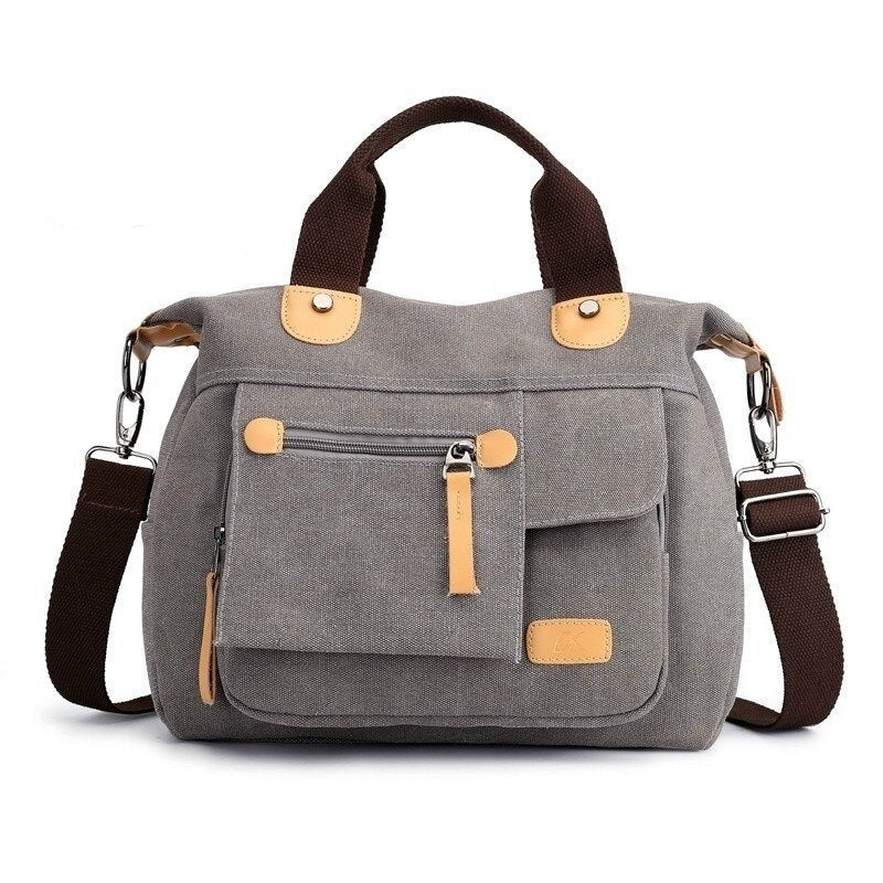 Women's Canvas Messenger Bag | Dotflakes