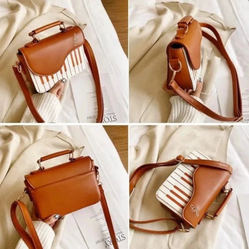 Women's Cute Piano PU Leather Crossbody Bag | Dotflakes