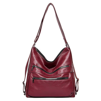 Women's Double Zipper Adjustable Shoulder Bag | Dotflakes