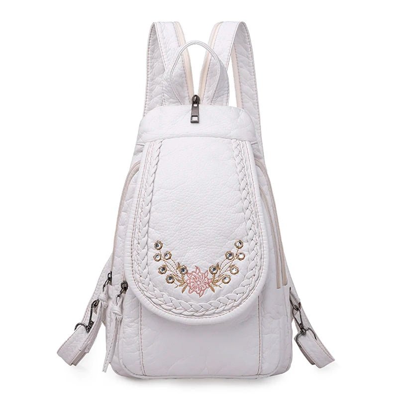 Women's Embroidery Mini Backpack | Dotflakes