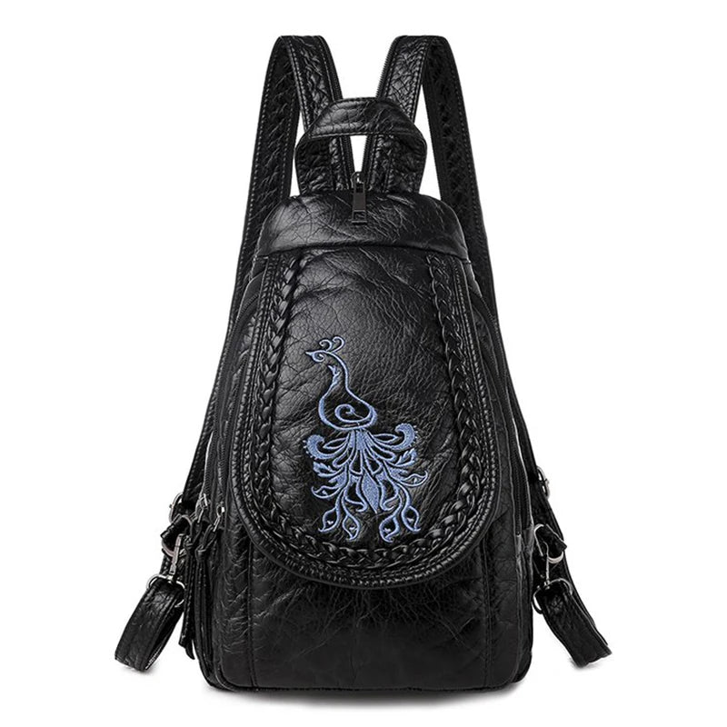 Women's Embroidery Mini Backpack | Dotflakes