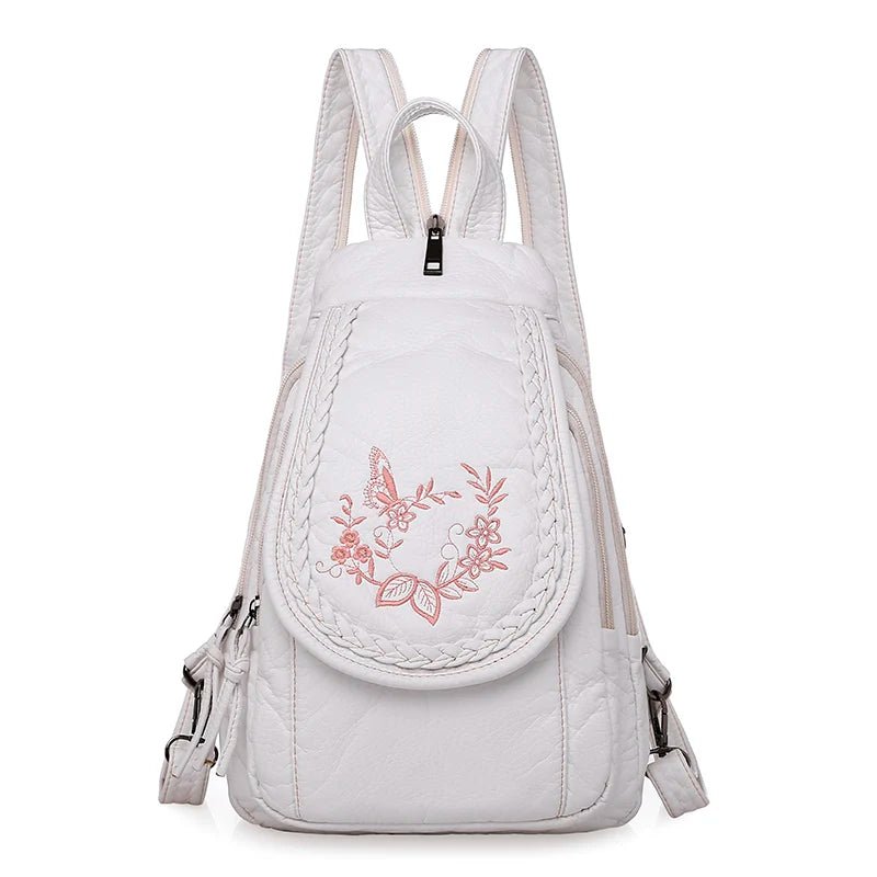 Women's Embroidery Mini Backpack | Dotflakes