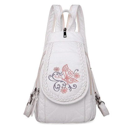 Women's Embroidery Mini Backpack | Dotflakes