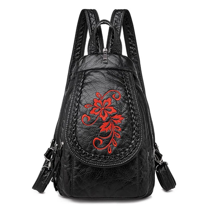 Women's Embroidery Mini Backpack | Dotflakes