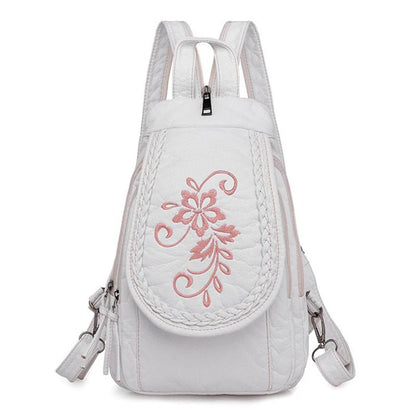 Women's Embroidery Mini Backpack | Dotflakes