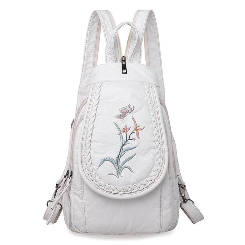 Women's Embroidery Mini Backpack | Dotflakes