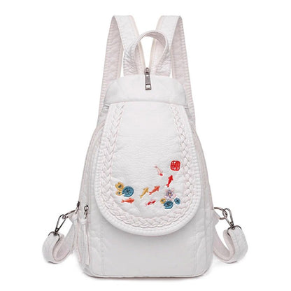 Women's Embroidery Mini Backpack | Dotflakes