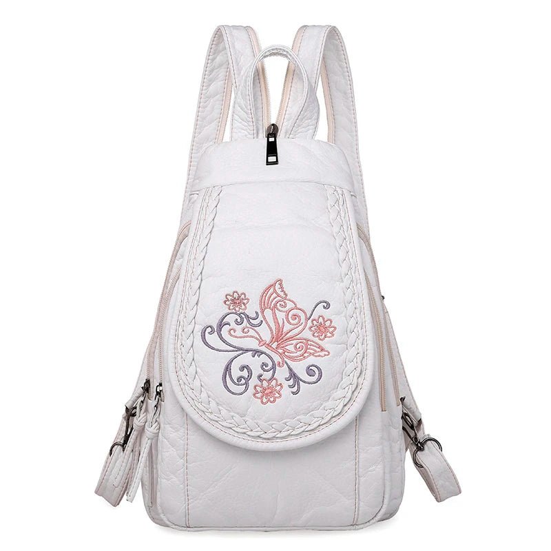 Women's Embroidery Mini Backpack | Dotflakes