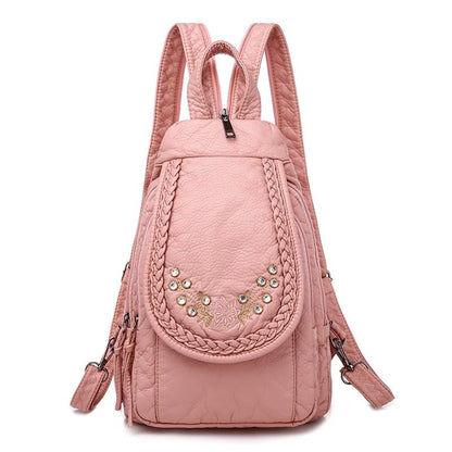 Women's Embroidery Mini Backpack | Dotflakes