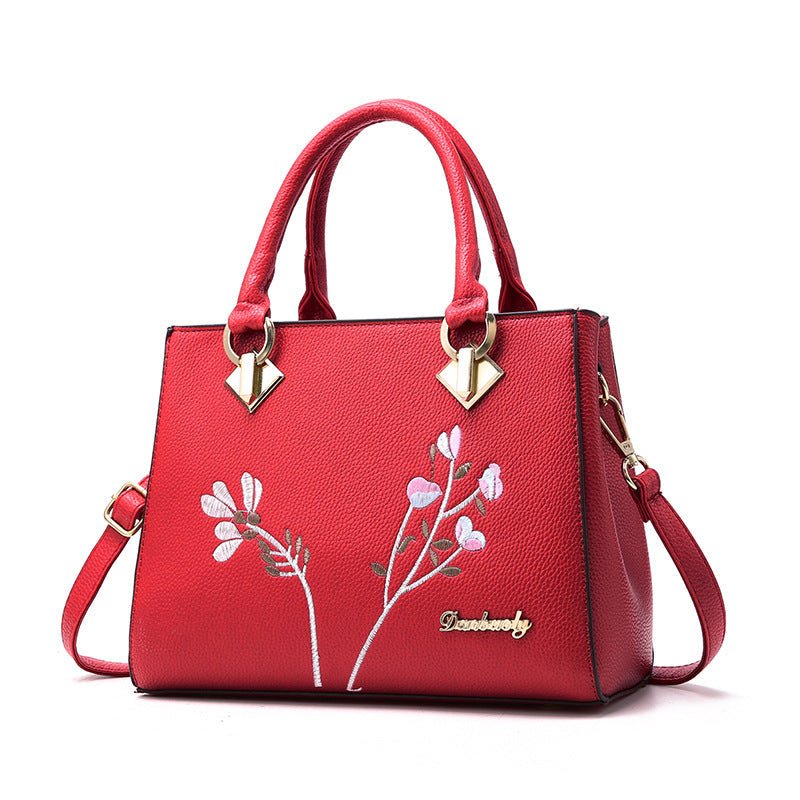 Women's Flower Print Handbag | Dotflakes