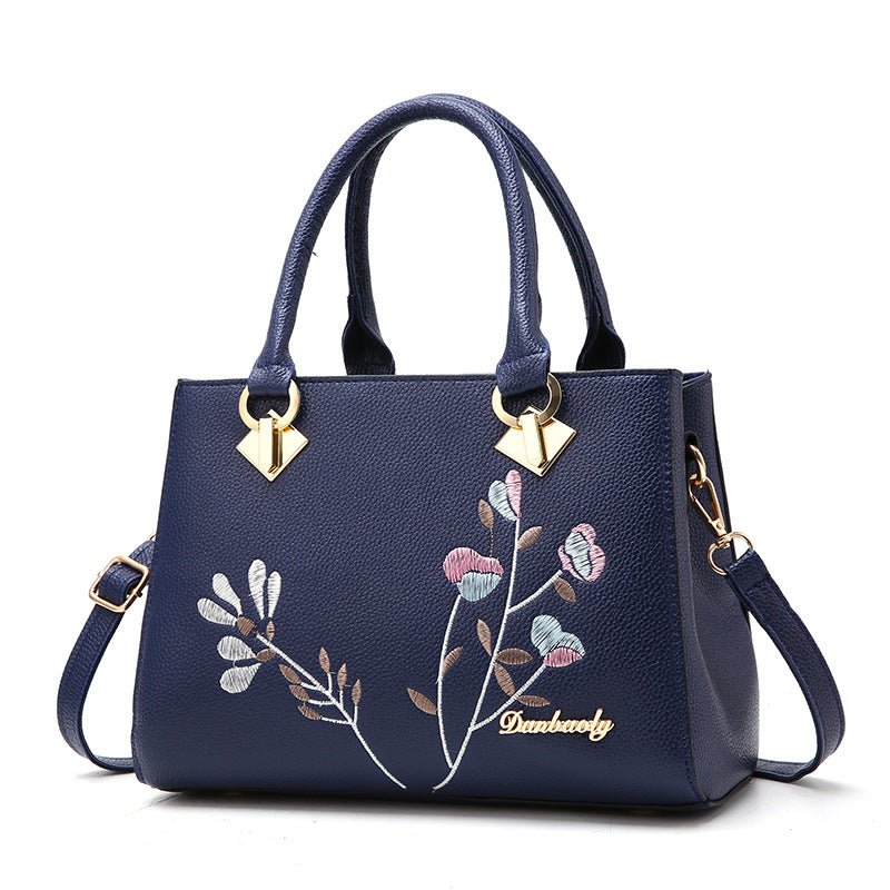 Women's Flower Print Handbag | Dotflakes