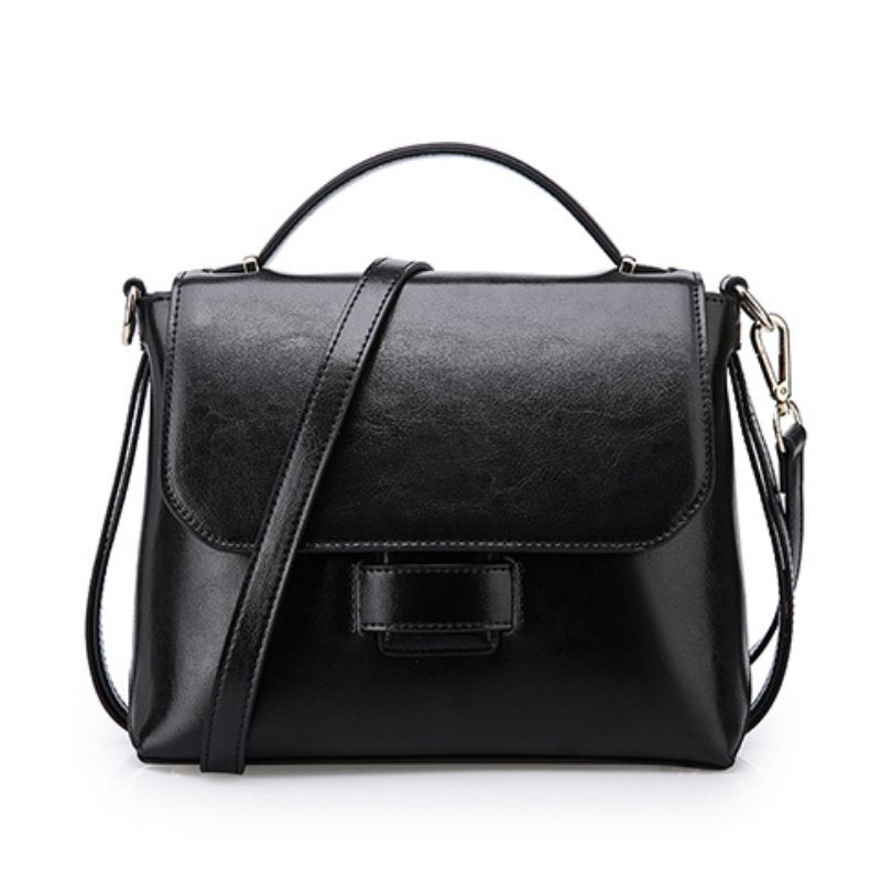 Women's Leather Crossbody Messenger Bag | Dotflakes