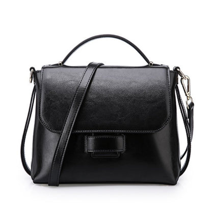 Women's Leather Crossbody Messenger Bag | Dotflakes