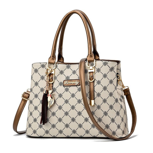 Women's Leather Satchel Handbag | Dotflakes