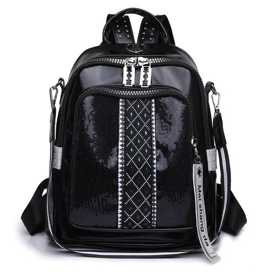 Women's Luxury Shining Backpack | Dotflakes