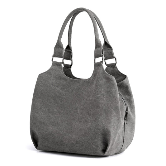 Women's Multi - layer Canvas Shopping Tote | Dotflakes