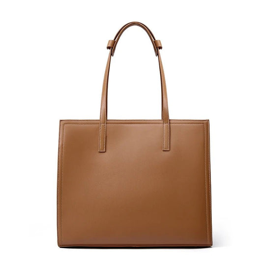 Women's Multi - Layer Genuine Leather Tote | Dotflakes