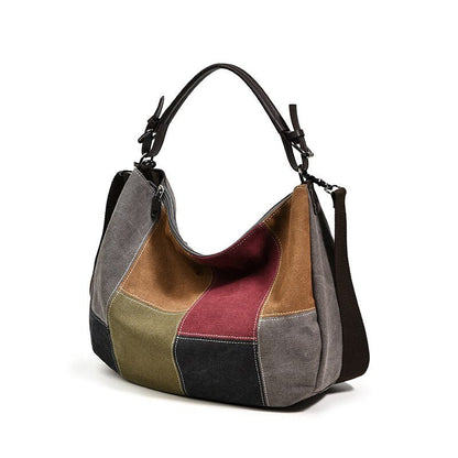 Women's Patchwork Shoulder Bag | Dotflakes