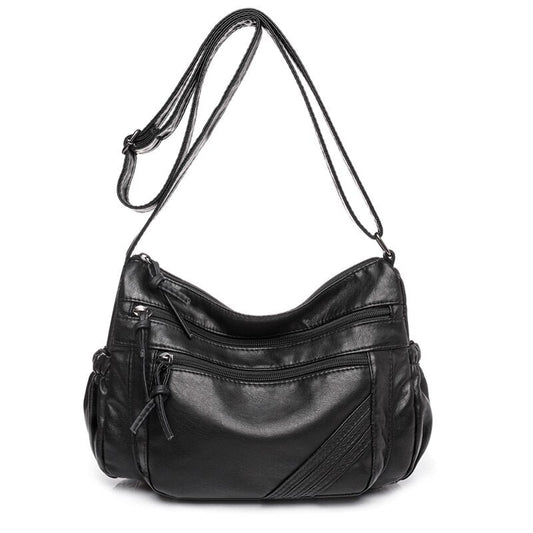 Women's PU Leather Crossbody Messenger Bag | Dotflakes