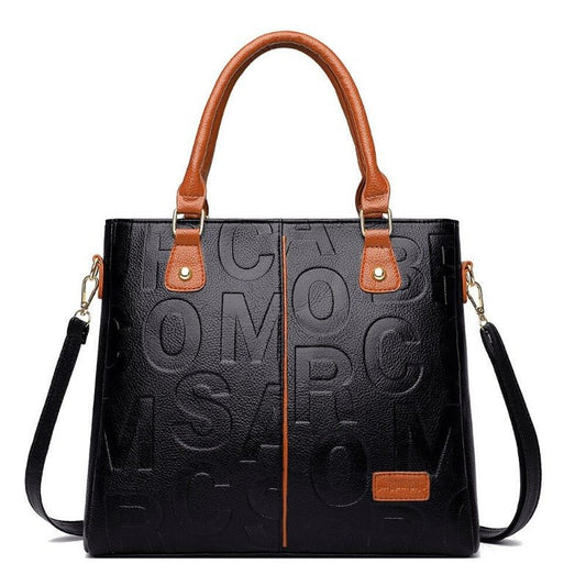 Women's PU Leather Vintage Shoulder Tote Bag | Dotflakes