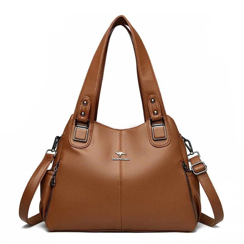 Women's Soft PU Leather Vintage Shoulder Bag | Dotflakes Inc.