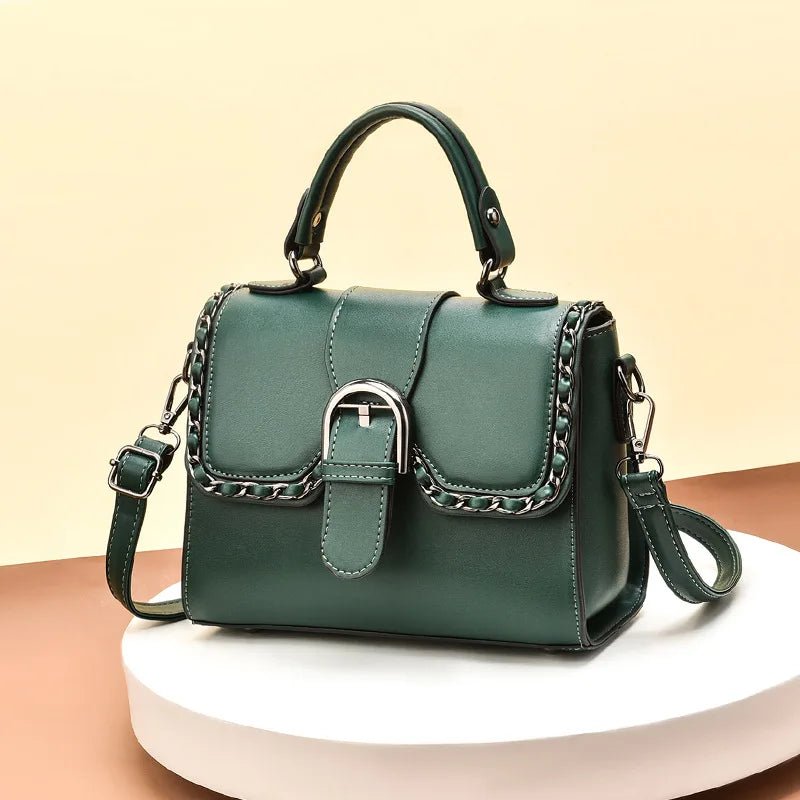 Women's Solid Color Classic Handbag | Dotflakes Inc.