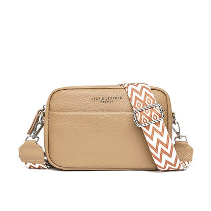 Women's Thick Strap Leather Crossbody Bag | Dotflakes