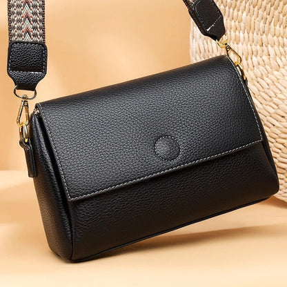 Women's Thick Strap Solid Color Crossbody Bag | Dotflakes