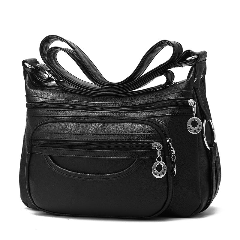 Women's Multi Zipper Pocket Office Bags
