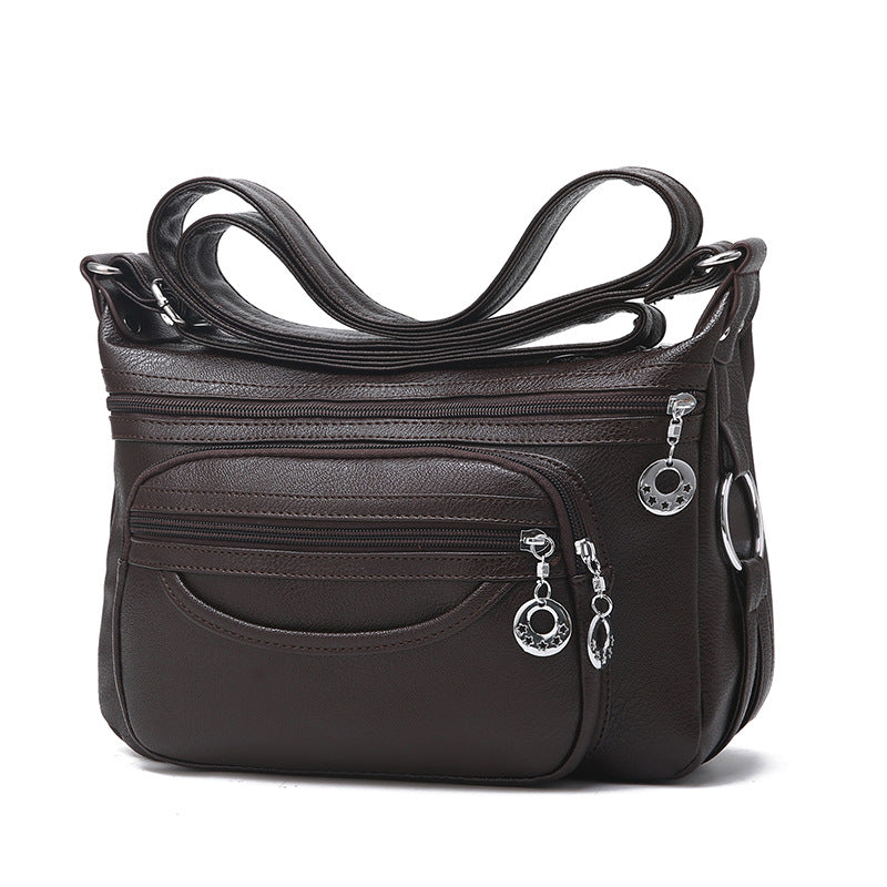 Women's Multi Zipper Pocket Office Bags