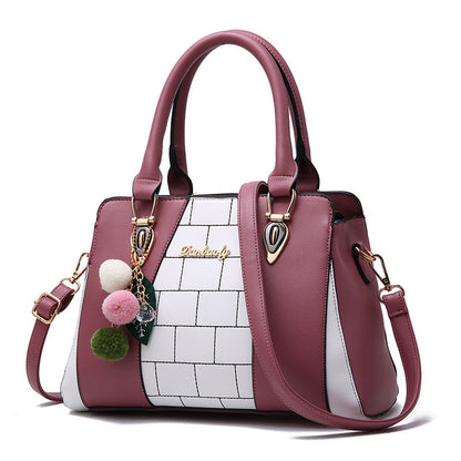Color Contrast Ladies Handbags Dotflakes