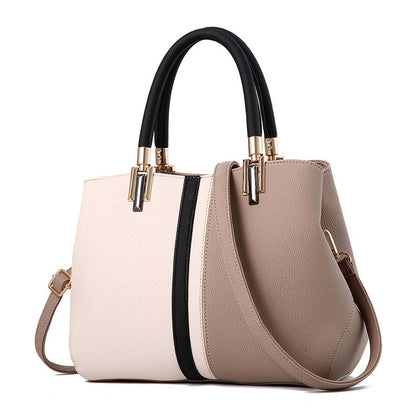 Ladies Elegant Attractive Contrast Color Handbags Dotflakes