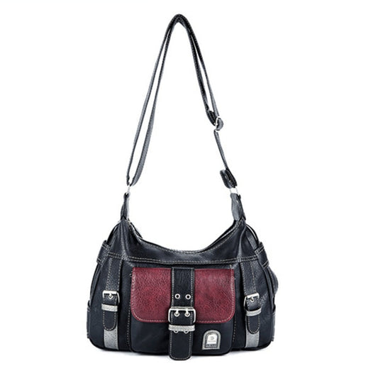 Women's Hip Hop Luxury Leather Satchel Crossbody Bag | Dotflakes