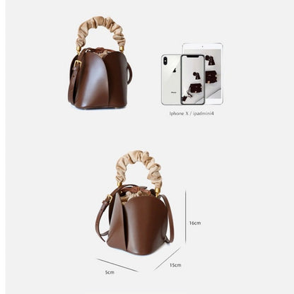Unique Design Flower Bucket Handbags for Women Dotflakes