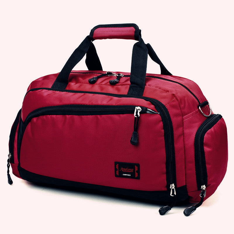 Unisex Cylinder Portable Travel Bag Dotflakes