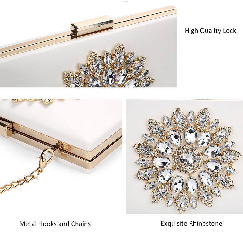 Women's Clutch Bags | Wedding Party Bags | Bridal Evening Party Purses Dotflakes