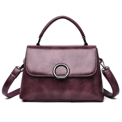 Women's Vintage Handbags | Solid Color Shoulder Bags Dotflakes